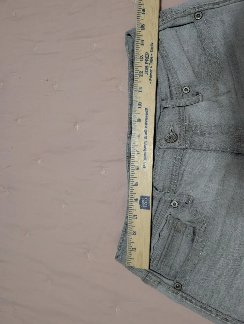 BKE Men's Light Gray Straight Jeans